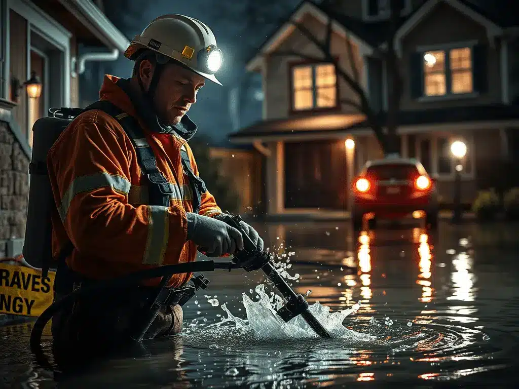 24/7 Santee emergency flood water extraction and professional sewage cleanup services.